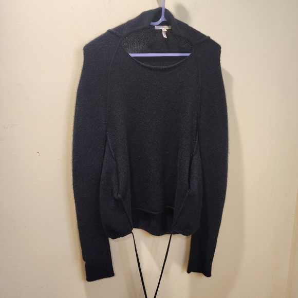 Joie Women's Black Pullover Cashmere Sweater Size L - Picture 3 of 12